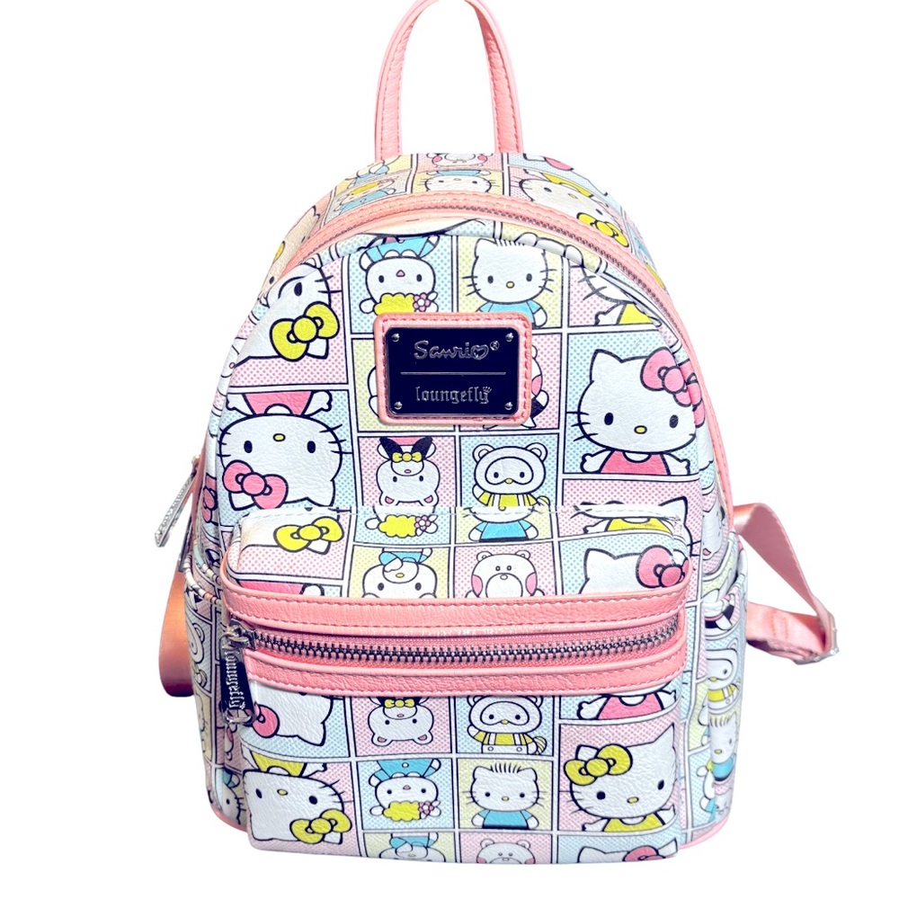Loungefly | Hello Kitty Pink Coral Mini Backpack Bag